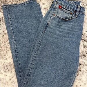Abercrombie & Fitch High Rise 90s relaxed Blue Jeans